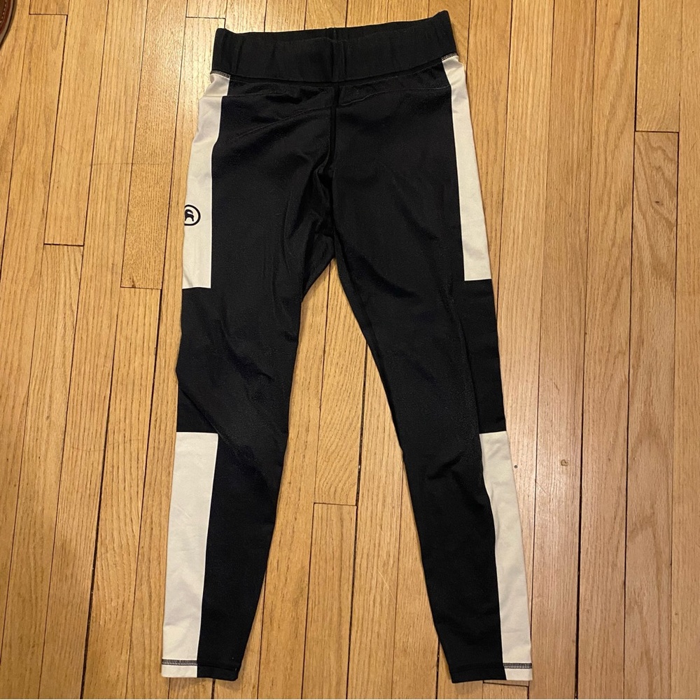 Backcountry tights leggings women’s M outdoor black cream winter athletic 28”